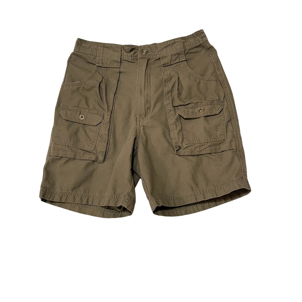 Red Head Brand Mens 7‎ Pocket Cargo Shorts 32 Olive Green